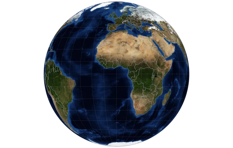 GeoRaster - globe
